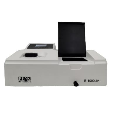 China Handmatige spectrophotometer voor enkelstraaloptisch systeem 190-1020 nm UV zichtbare spectrometer Te koop