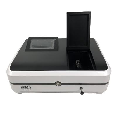 China 2nm Uv Visible Spectrophotometer Single Beam Spectrometer with Touch Screen by Usa for sale