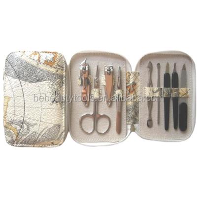 China Promotional Fashion Beauty Personal Care Tools Manicure Nail Care Kit In Card Design Case for sale