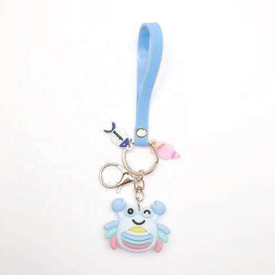 China Key Decoration Customized Promotional Cute Soft PVC Rubber Key Chain for sale