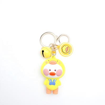 China Hot Selling Soft PVC Cartoon Custom 3D Key Decoration Rubber Key Chain for sale