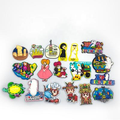 China Shape Wholesale Soft Rubber Personalized Embossed And Debossed Fridge Magnets for sale