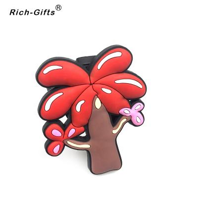 China Shape Wholesale Custom Cartoon PVC Christmas Fridge Magnets for sale