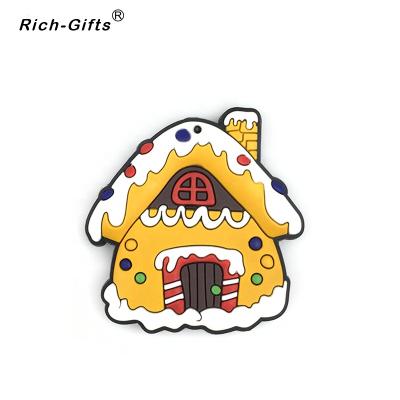 China Shape Best Selling Soft Rubber Fridge Magnet Stickers For Christmas Decoration for sale