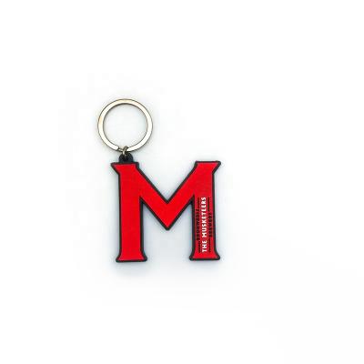 China High Quality Custom Rubber Personalized Key Decoration Name Key Chain Promotion Gifts for sale