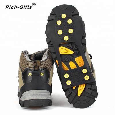 China 10 Spikes Non Slip Popular Anti Slip Silicone Ice Spikes For Shoes Covers for sale