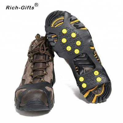 China Wholesale Universal Non Slip Silicone Traction Crampons For Walking Snow And Ice for sale