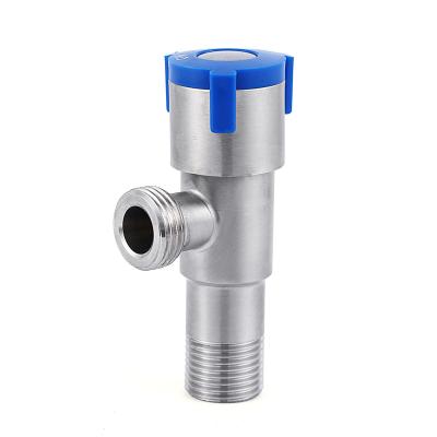 China 304 Brushed Aydin Hot Sale Quick Open Stainless Steel SS304 SS 201 Outside Brass Angle Valve for sale