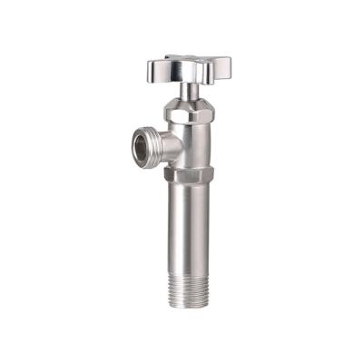 China 304 Brushed Outdoor High Quality Bathroom Faucet 304 SS304 Stainless Angle Valve for sale