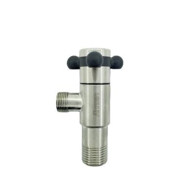 China 304 Brushed ATLS-1022 Hot Sale Stainless Steel SS304 SS201 Quick Open Brass Angle Valve Outdoor for sale