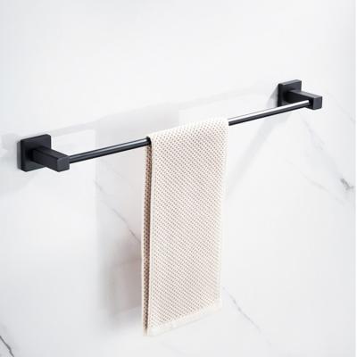 China 304 Modern Black Home Bathroom Stainless Steel Kitchen Modern Towel Rack for sale