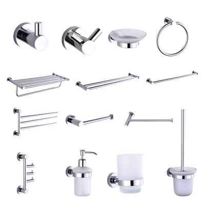 China Sustainable Chrome Plated Customized Logo Buy Bathroom Accessories Set Luxury for sale