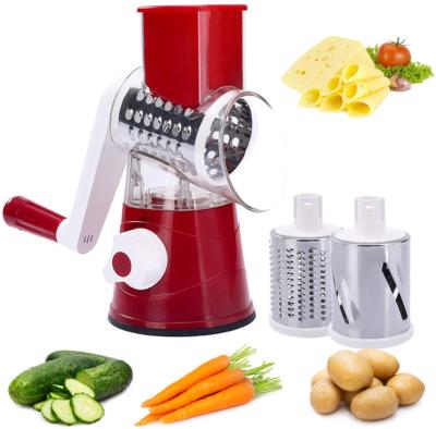 China Viable Custom Logo Improved Vegetable & Nut Slicer Manual Vegetable Cheese Grater - Easy To Clean for sale