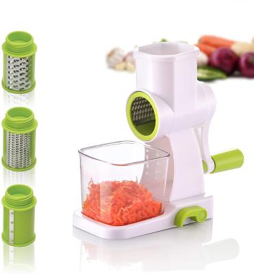 China Viable Rotary Mandoline Slicer Shredder Shredder Manual Manual Cheese Grater Cheese Slicer Walnut Crusher for sale