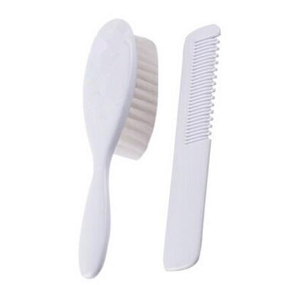 China Salon Beauty 2PCS/Set Soft Infant Salon Comb and Hairbrush Set for Hair Care Products Hairbrush Baby Safety Tangle Kids Brushes for sale