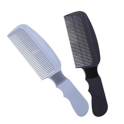 China Comfortable Carbon Fiber 3D Hairdressing Comb Black Handle Anti-Static Hair Sweep Trimmer Barber Haircut Brush Comb Salon for sale