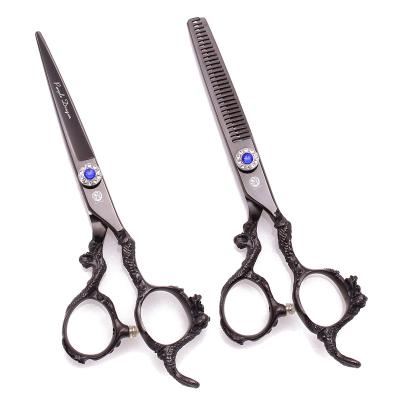 China Dragon Professional Hair Scissors Modern Purple 5.5