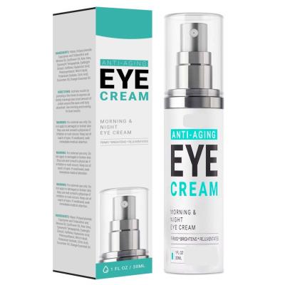 China Anti-Puffiness Private Label Tightening Dark Circles And Puff Removal Eye Cream for sale