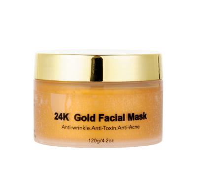 China Whitening Private Label 24k Gold Collagen Clay Mud Peel Off Face Masks Skin Care Anti Wrinkle for sale