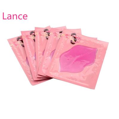 China Private Label Nourishing Moisturizing Collagen Lip Mask with Strawberry Aloe Vera for sale