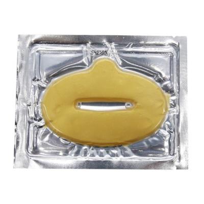 China Private Label 24K Brightening Brightening Collagen Lip Mask Gold Care Gold Mask Lip Mask for sale