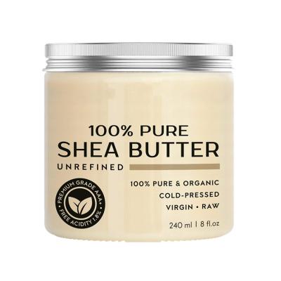 China Pure Organic Unrefined Nourishing Healing Shea Butter For Dry Skin Moisturizer OEM Lvory Raw for sale