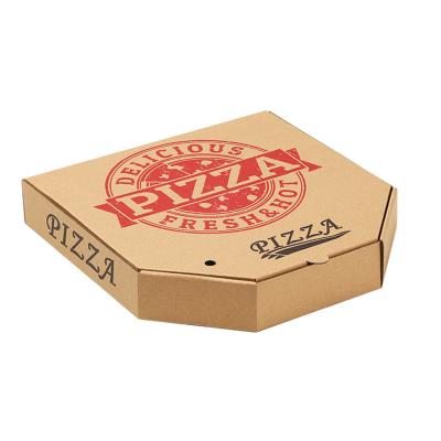 China Wholesale Best Price Disposable Corrugated Paper Pizza Paper Box Customized Food Grade Coated Round Pizza Boxes Sizes for sale