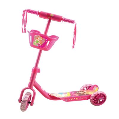 China Wholesale Price OEM Lightweight Child Fitness Scooter Adjustable PVC 3 Wheel Foot Scooter for sale