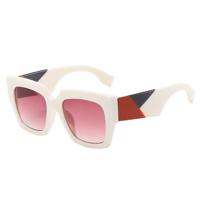 China Wholesale border women's fashion sunglasses fashion sunglasses new 71263 European and American women's square sunglasses for sale