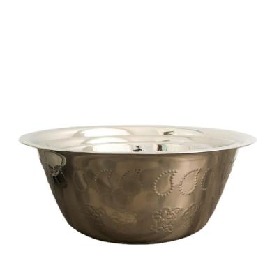 China Family Restaurant Stainless Steel Basin Suit Basin Viable Direct Deal Daily Use With Lid for sale