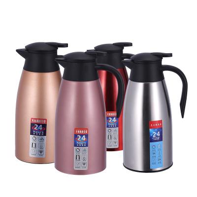 China Viable Hot Selling Stainless Steel Vacuum Thermos Flask Water Coffee Thermal Pot Carafe Double Wall Kettle for sale