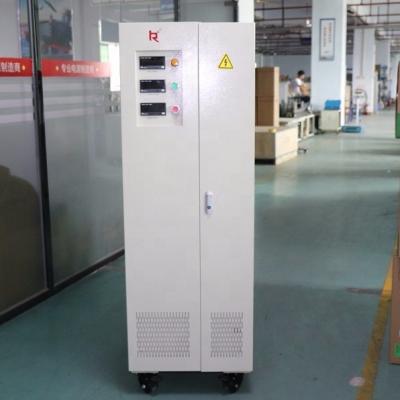 China JIW 50kva 3 phase variac transformer automatic voltage regulator input 415v adjustable output 0-456v 2 years warranty for sale