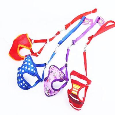 China Universal 1.2m Chest Harness Cat and Dog Leash Chest Harness Traction Rope Small Pet Viable Colorful Vest Type for sale