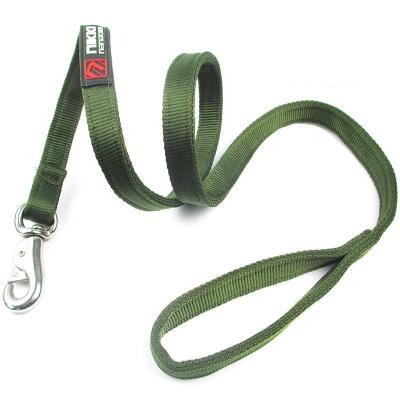 China Durable Durable Large Dog Traction Rope Multi-Layers Thickened 1.5m Army Green Color Middle And Large Dogs Leash for sale