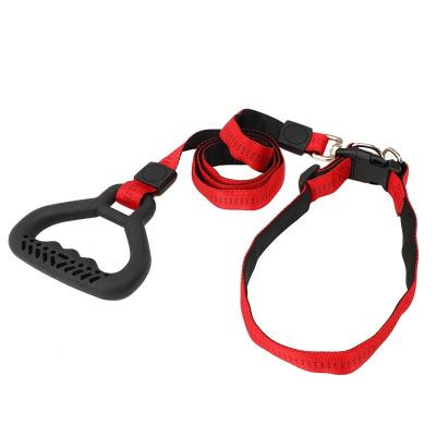 China Best Selling Dog Collar and Leash Sustainable Set Dog Traction Collar Rope Wearproof Middle and Large Dogs Leash for sale