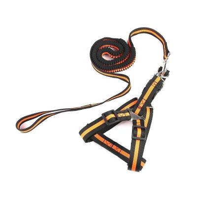 China Viable Retractable Bungee Leash Set Dog Walking Dog Harness Dogs Small and Medium And Leash Set for sale