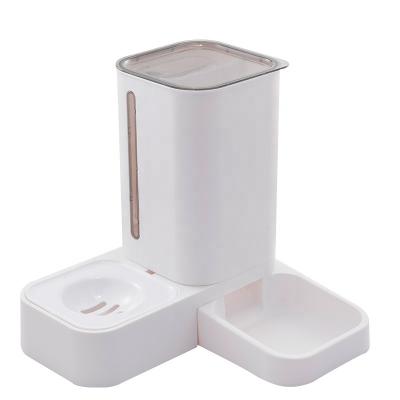 China New Factory Wholesale Automatic Pet Dog Cat Water Dispenser Food Bowl Automatic Pet Food Feeder Bowl for sale