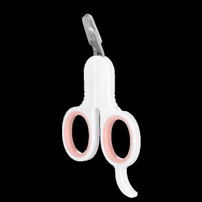 China New Design Pet Cat Dog Nail Paw Claw Trimmer Viable Scissor Cutter With Bend for sale