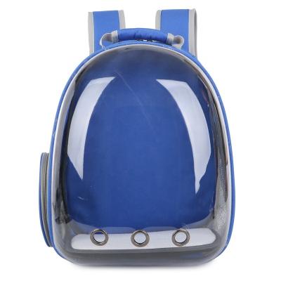 China Factory Direct Selling Portable Multicolor Transparent Viable Pet Backpack Breathable Pet Travel Out Of Carrier Bag for sale