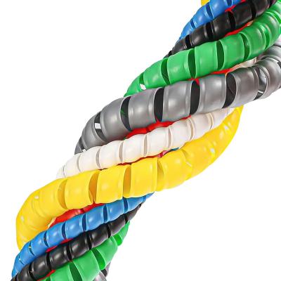 China Durable Cable Spiral Tape Wiring Wrapping Tape Cable Management Wire Protector for sale