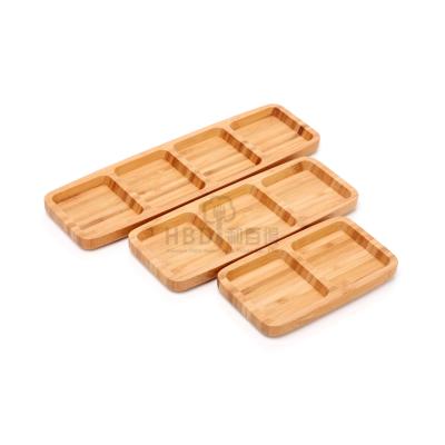 China Environmentally Friendly Natural Sustainable Bamboo Serving Dish Set for sale