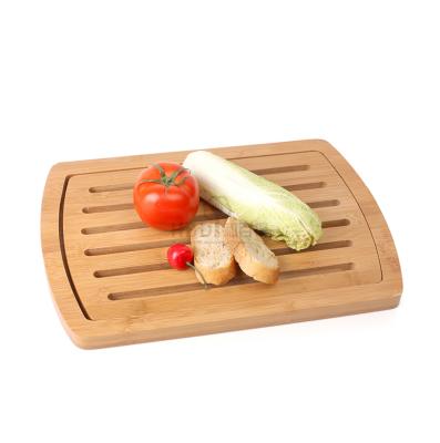 China Eco - Friendly Natural Custom Printing Bamboo Bread Board Stocked Manufacturer Serving Dish for sale