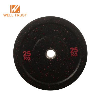 China Durable / Odor Free / WellTrust High Quality Rubber Fitness Bumper Plates Bread Hi Temp Plates Stain Rubber Hi-Temp Bumper Plates for sale