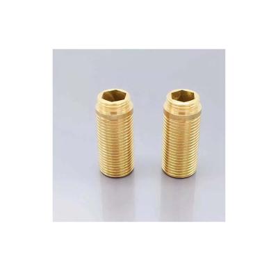 China Other Hot Selling Cheap Custom Brass Pipe Fittings Hollow Brass Tube / Threaded Tube for sale