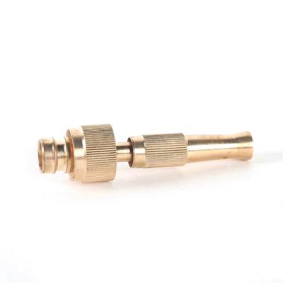 China China Manufacture Professional Brass Gun Adjust High Pressure Metal Water Jet Mist Nozzle for sale