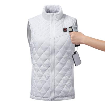 China QUICK DRY Factory Direct Sales Winter Unisex Functional 5V USB Adjustable Size Battery Thermal Heat Vest Zip Up Heating Waistcoat for sale