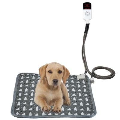 China Waterproof 2022 Factory custom pet dog cat electric heating pad blanket for pets with 9 gears thermostat for sale