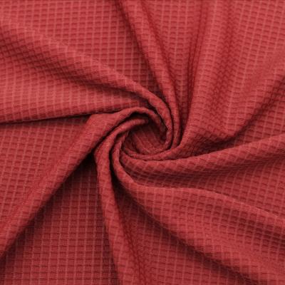 China China Supplier Stretch Nylon Spandex Fabric Foam Crepe Waffle Knitting Fabric For Swimsuit Sportswear Swimwear N8153 for sale