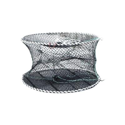 China Fish / Lobster / Crab Commerical Folding Trap Black Stainless Steel Crab Trap for sale