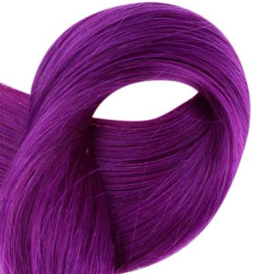 China Real Purple Virgin Hair Extension U Straight Fashionable 100 Straight Tip Hair Bundles With Baby Hair for sale